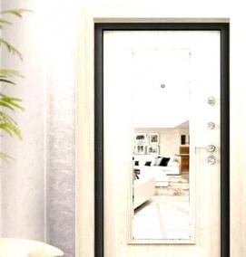 Входные двери с зеркалом и шумоизоляцией - вариант 1