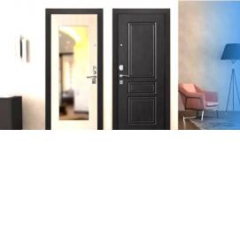 Входные двери с зеркалом и шумоизоляцией - вариант 4