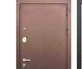 Входные двери синего цвета - модель 3