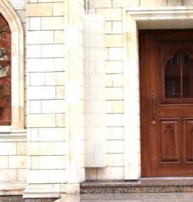 Входные двери ясень белый - вариант 4