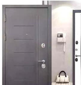 Входные двери ясень белый - вариант 2