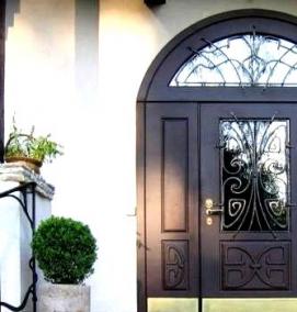 Входные металлические двери для дачи - модель 3