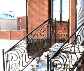 Входные перила на крыльцо - тип 4