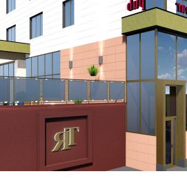 Витражная входная группа - тип 3