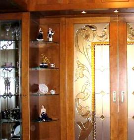 Витражные межкомнатные двери - тип 1