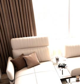 Визуализация гостиной - модель 4