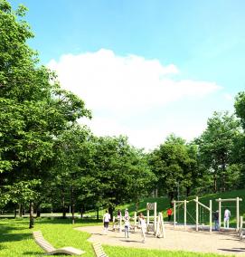 Визуализация парка - модель 4