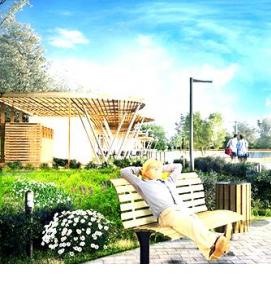 Визуализация парка - модель 3