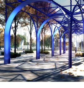 Визуализация парка - модель 2