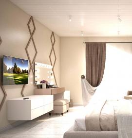 Визуализация спальни - тип 1