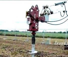 Вкручивание свай - тип 1