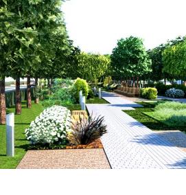 Внешнее озеленение - тип 1