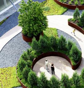 Внешнее озеленение - тип 4