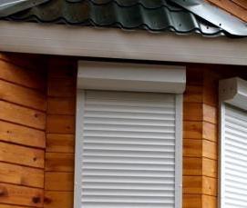 Внутренние рольставни на окна защитные - модель 4