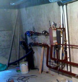 Внутренние сантехнические работы - модель 3