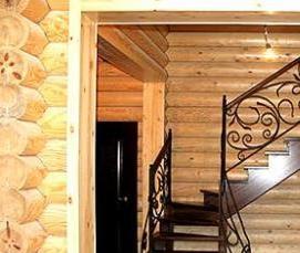 Внутренняя деревянная лестница - тип 1