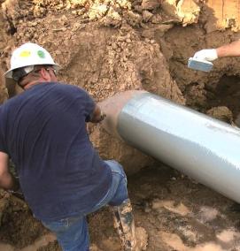 Внутренняя окраска трубы - модель 2