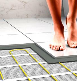 Водно-электрические теплые полы - вариант 3