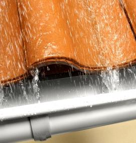 Водосточная система 125 на 90 мм - модель 4