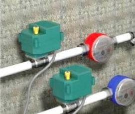 Врезка шарового крана - модель 4