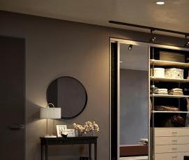 Встроенные двери купе в прихожую - тип 4