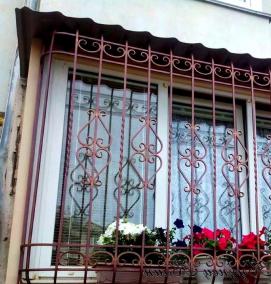 Выпуклые решетки на окна - модель 3