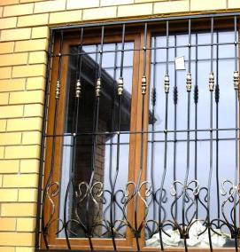 Выпуклые решетки на окна - модель 2