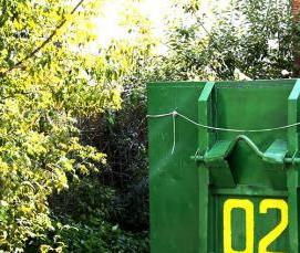 Вывоз мусора маленький контейнер - тип 1