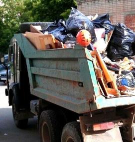 Вывоз мусора с кладбища - тип 1