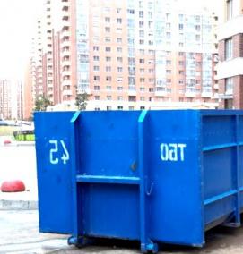 Вывоз строительного мусора контейнер 20 тонн - вариант 1