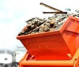 Вывоз строительного мусора мусорным контейнером - модель 3