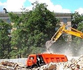 Вывоз строительного мусора в новостройке - тип 4