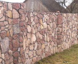 Из бутового камня - вариант 1