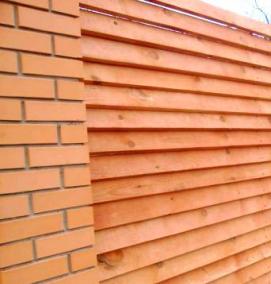 ЗАБОР ИЗ ДОСОК ЭКОНОМ