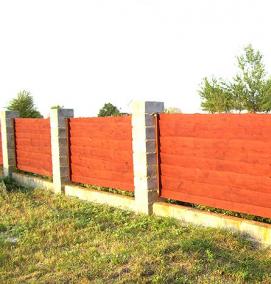 ЗАБОР ИЗ ДОСОК ЛЮКС