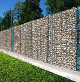 Забор из камня Люкс