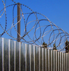 Забор из колючей проволоки Стандарт