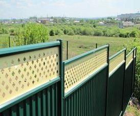 Из модульного профнастила - тип 4