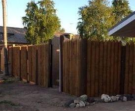 Из оцилиндрованного бревна - вариант 4