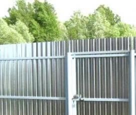 Из профнастила для дачи - тип 3