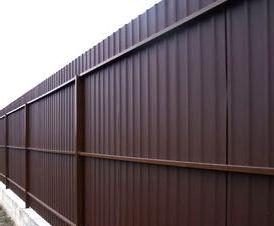 Из профнастила на ленточном фундаменте - вариант 1