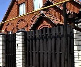 шахматка из евроштакетника - тип 3