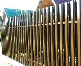 шахматка из евроштакетника - тип 2