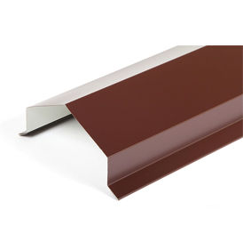 ПЛАНКА П-ОБРАЗНАЯ ДОМИКОМ НА ЦОКОЛЬ ЗАБОРА