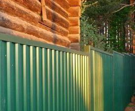 Из профнастила с уголком - вариант 1