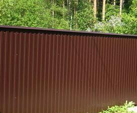 Из профнастила с уголком - вариант 3