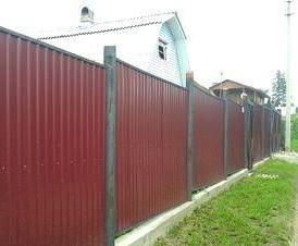 Из профнастила с уголком - вариант 2