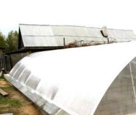 Заглубленная теплица - модель 2