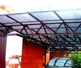 Закрытый  для автомобиля - модель 4