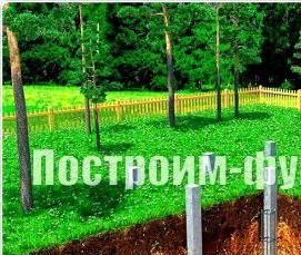 Заливные сваи - модель 2